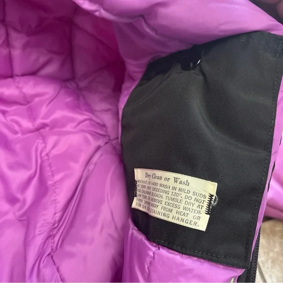 Women's Vintage Pink Ski suit - Picture 6 of 7